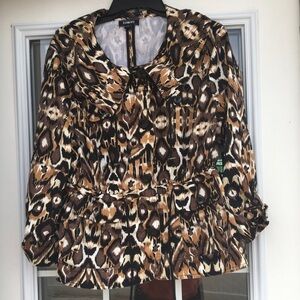 Elementz Leopard Design Button